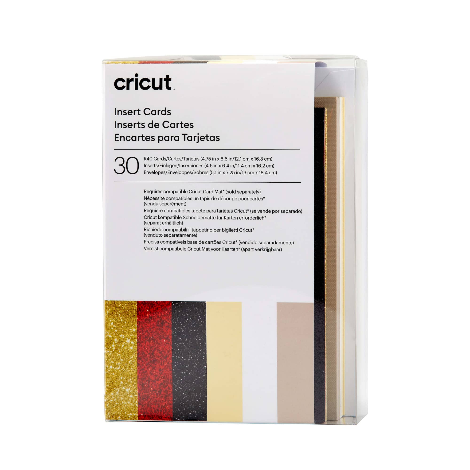 Cricut® R40 Insert Cards, Glitz and Glam Sampler